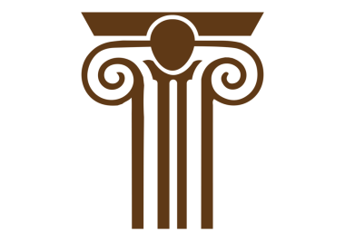 Avukat Firması Şeffaf arkaplan için Biçimli İyonik Sütun logosunu PNG, Sütun Logo Şablonunu Ayarla