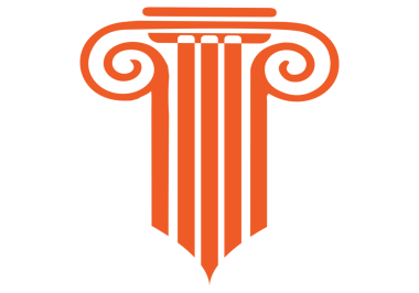 Avukat Firması Şeffaf arkaplan için Biçimli İyonik Sütun logosunu PNG, Sütun Logo Şablonunu Ayarla