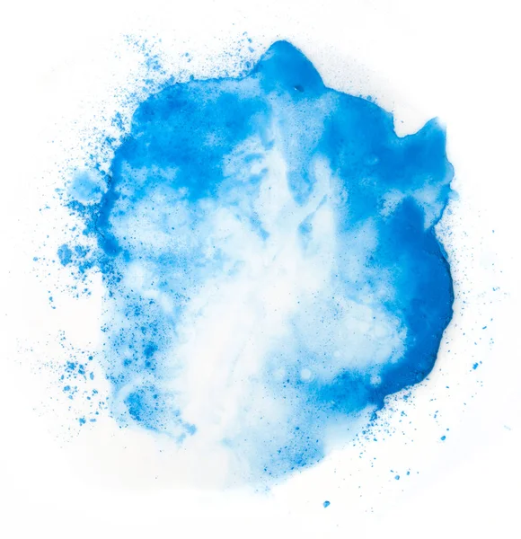 Μπλε Παστέλ Αφηρημένο Σημείο Λευκό Φόντο — Φωτογραφία Αρχείου