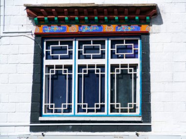 Lhasa 'da geleneksel Tibet mimarisi