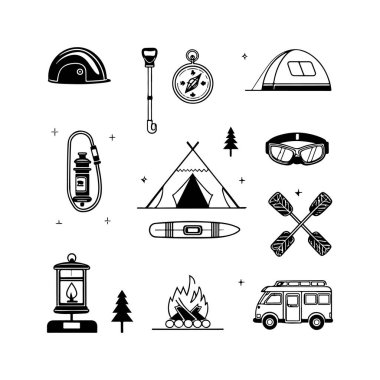 Kamp Simgesi: Çadır, Kamp Ateşi, Gear ve Macera Esasları - 02-01-022