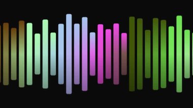 ses dalgası eşitleyici, renkli soyut arkaplan