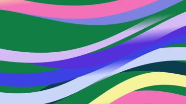 abstract wave background with rainbow color and stripes