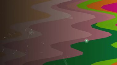 Parçacıkları yüzen ile koyu mavi arka plan. Sorunsuz bir şekilde loopable animasyon.