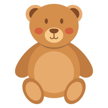 Çizgi film Oyuncak Ayı İllüstrasyonu