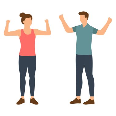 İki Kişi Güçlü Pozisyon Gösteriyor