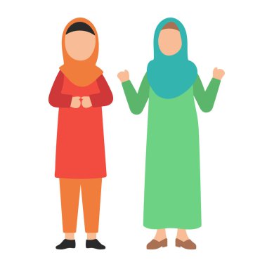 Başörtüsü Giyen İki Kadın