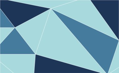 Mavi poligonal arka plan vektör