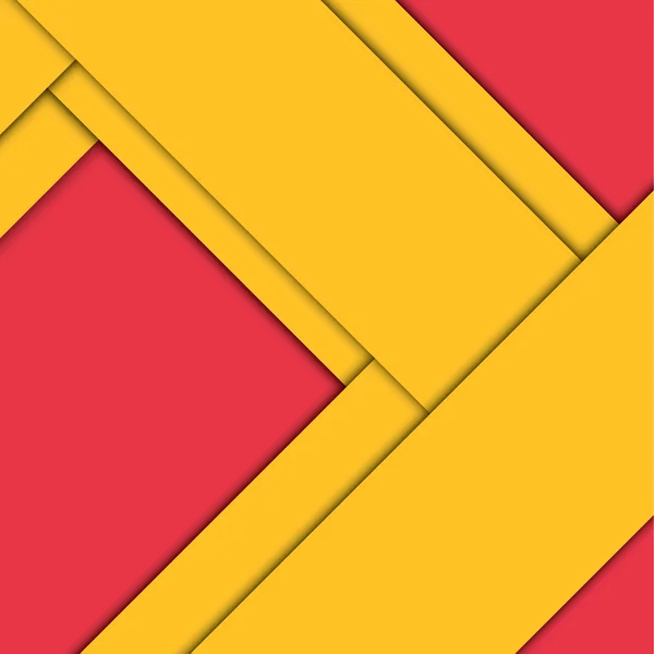 Red and yellow modern material design vector background.Eps10 vector illustration. — Stock Vector