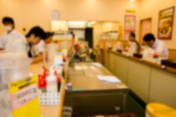 Fond flou du restaurant japonais — Photo