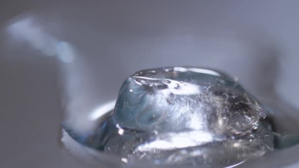 Melting ice floating — Stock Video