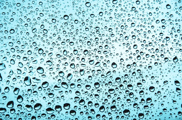 Water texture in blue with large drops