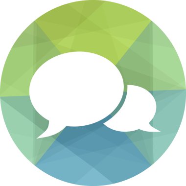 diyalog balonu simgesinin