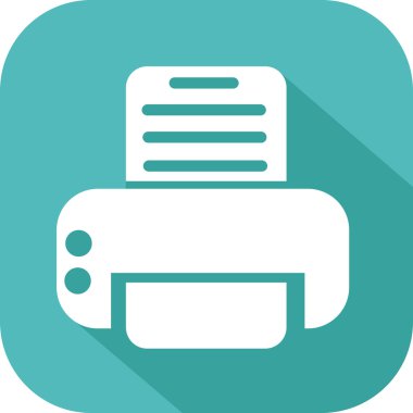 basit yazıcı simgesini