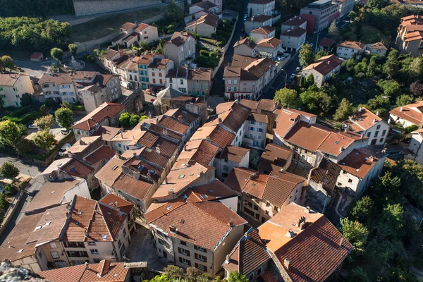 Kilátás Puy Velay Város Tetejére Franciaországban Európában — Stock Fotó