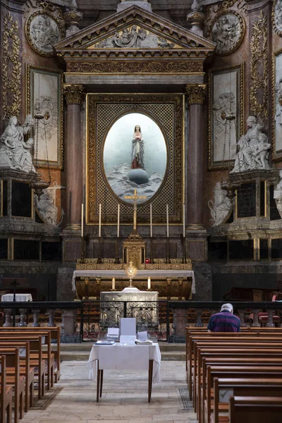 Interior Catedral Blois Construida Siglo Xvii Francia —  Fotos de Stock