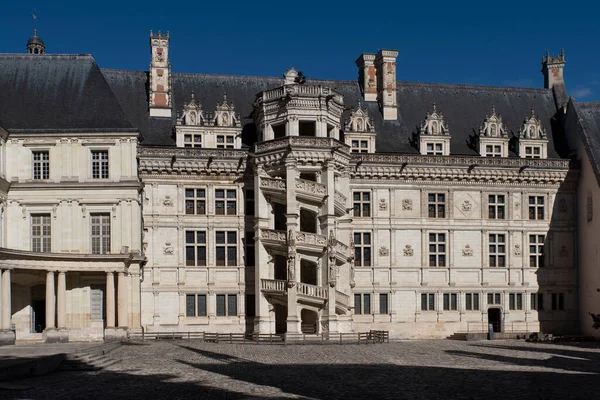 Fassade Von Schloss Blois Ufer Der Loire Frankreich — Stockfoto