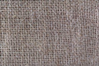 Çuval bezi dokusuna yakın çekim