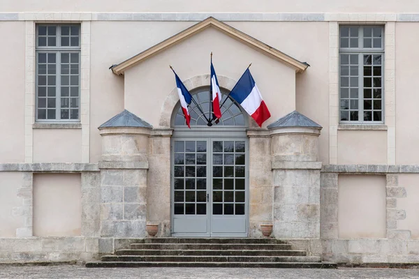 Drapeau Français Entrée Une Mairie France — Photo