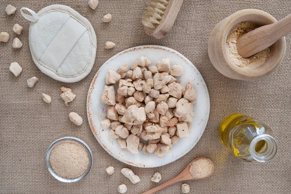 Frutas Semillas Polvo Aceite Baobab — Foto de Stock