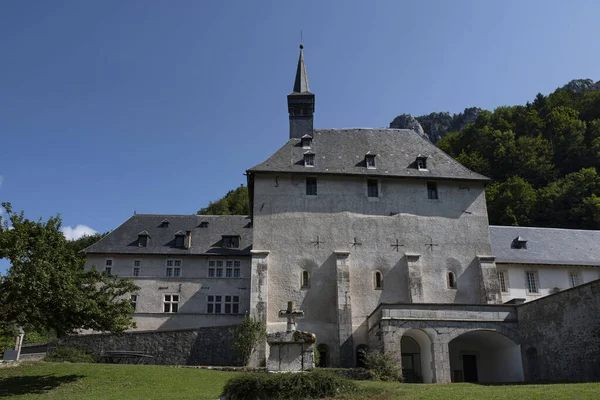 Klasztor Mnichów Chartreuse Alpach Francji — Zdjęcie stockowe