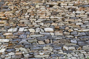 Eski bir taş duvarın dokusu