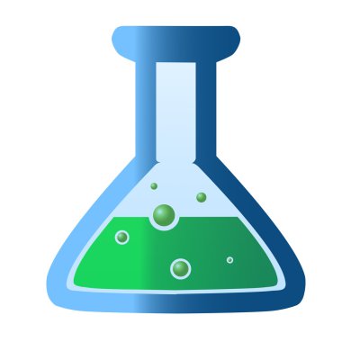 düz oturaklı konik şişesi