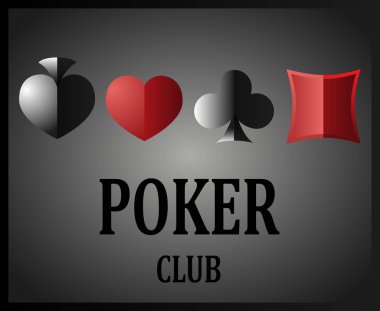 Poker kulübü için logo