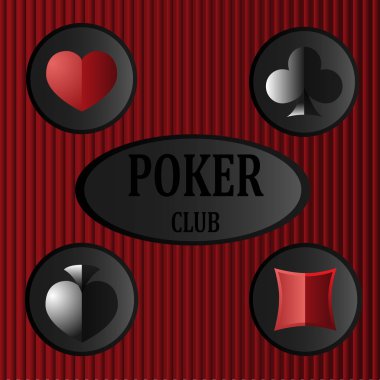 Poker kulübü için logo
