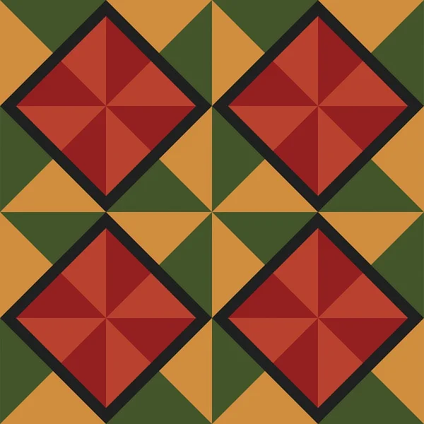 다채로운 기하학적 완벽 한 패턴 — 스톡 벡터