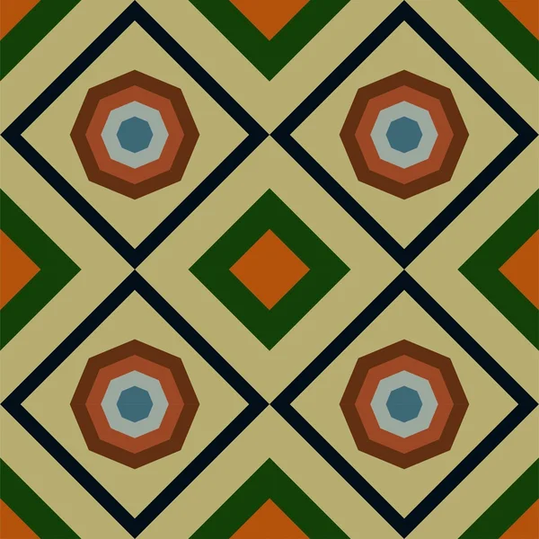 Kleurrijke geometrische naadloze patroon — Stockvector
