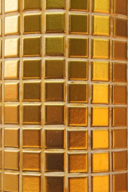 Dizili altın döşeme arka planı olarak kullanma