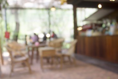 Kahve Dükkanı arka plan bulanıklık