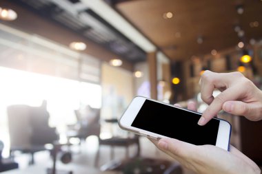 Kahve Dükkanı arka plan bulanıklık