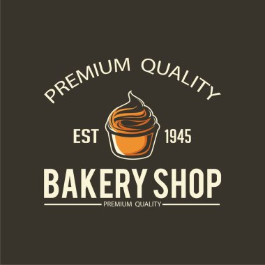 İş için fırın logosu şablonu