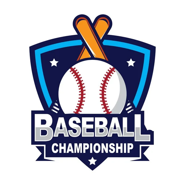 Logo Baseball American Logo Sport — Image vectorielle