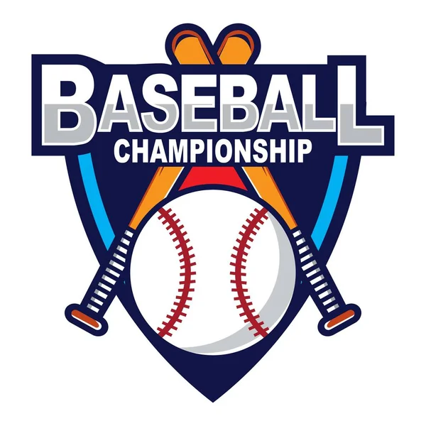 Бейсбольный Логотип American Logo Sport — стоковый вектор