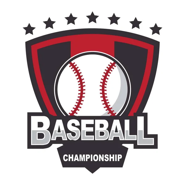 Logo Baseball American Logo Sport — Image vectorielle