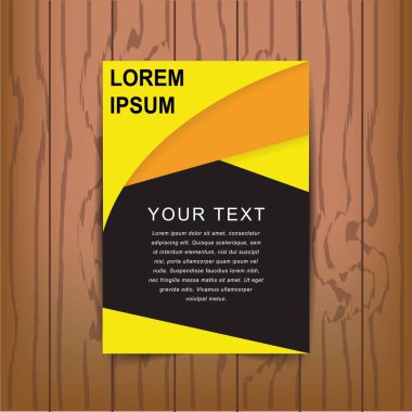 İş için broşür tasarım şablonu