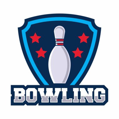 Bowling logosu tasarım şablonu
