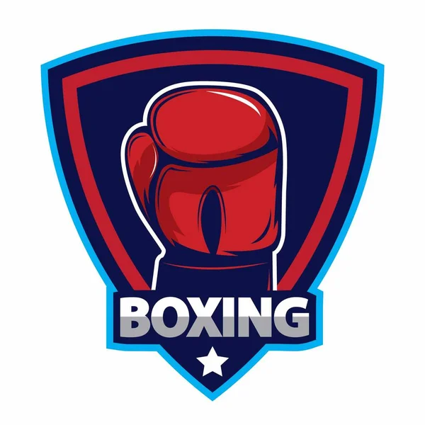 Modèle Logo Boxe Pour Les Entreprises — Image vectorielle