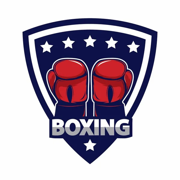 Modèle Logo Boxe Pour Les Entreprises — Image vectorielle