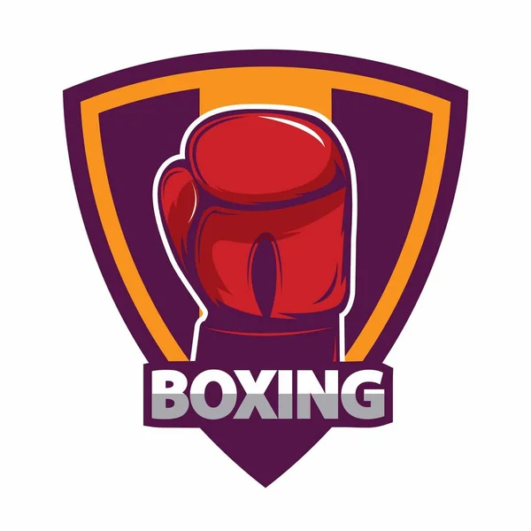 Plantilla Logotipo Boxeo Para Negocios — Archivo Imágenes Vectoriales