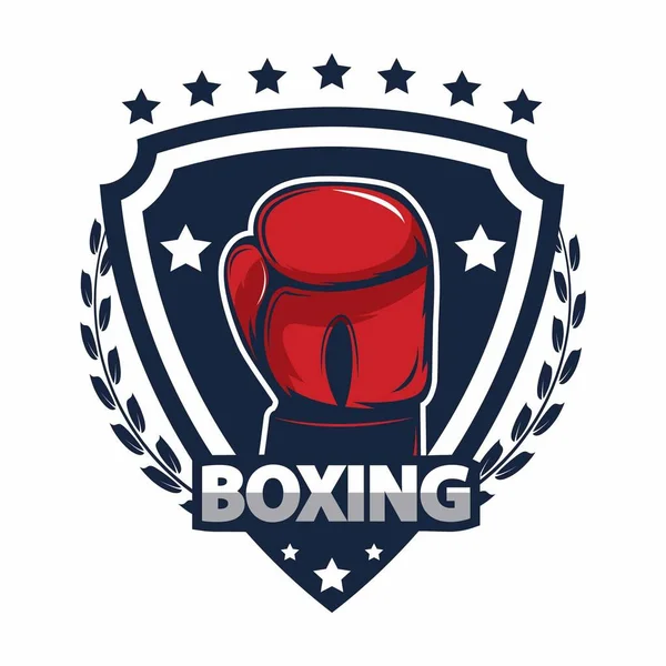 Modèle Logo Boxe Pour Les Entreprises — Image vectorielle