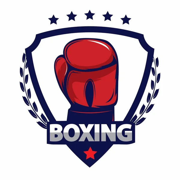 Modèle Logo Boxe Pour Les Entreprises — Image vectorielle