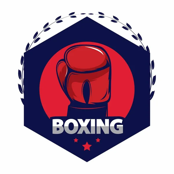 Modèle Logo Boxe Pour Les Entreprises — Image vectorielle