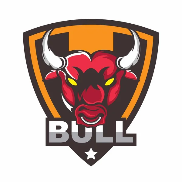 İş için boğa logo şablonu