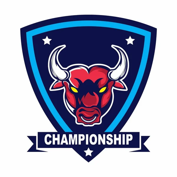 İş için boğa logo şablonu