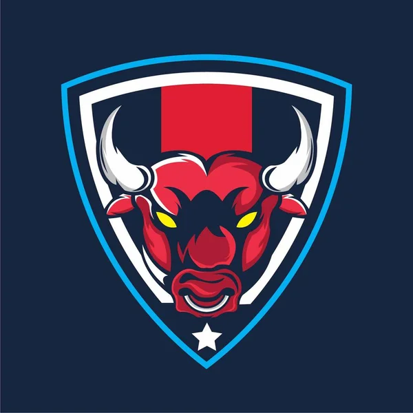 İş için boğa logo şablonu