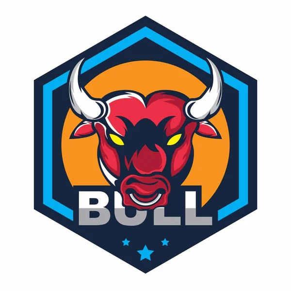 İş için boğa logo şablonu